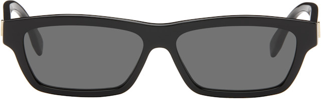 Fendi: Black Squared FF Sunglasses | SSENSE