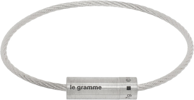 Le Gramme: Cable 'le 7g' ブレスレット | SSENSE 日本