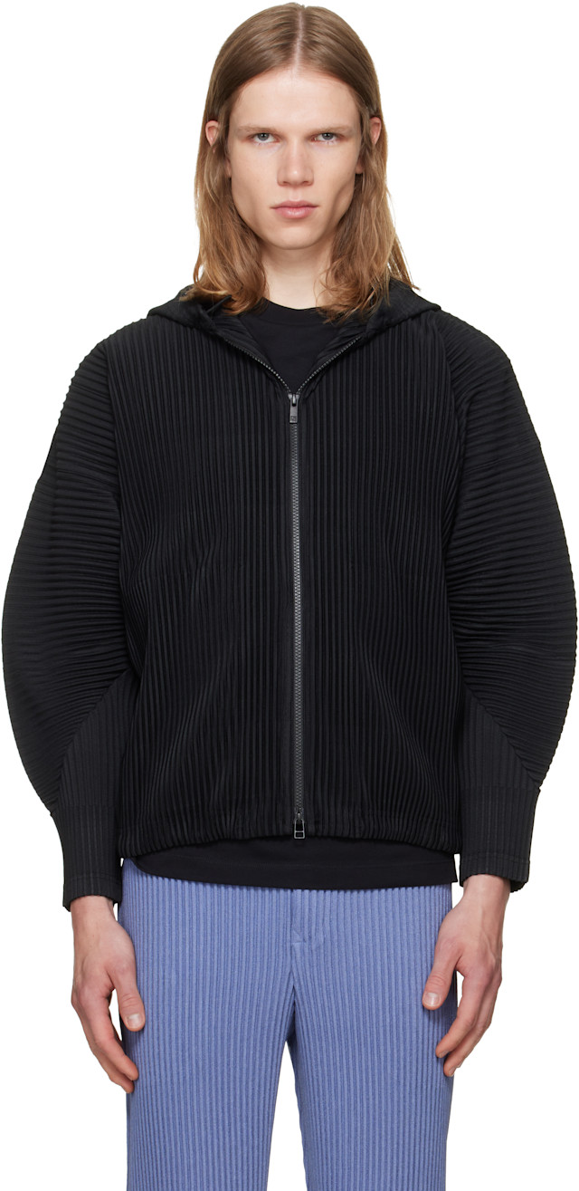 homme plisse issey miyake ブルゾン HOMME PLISSÉ ISSEY MIYAKE: Black July Monthly Colors Blouson