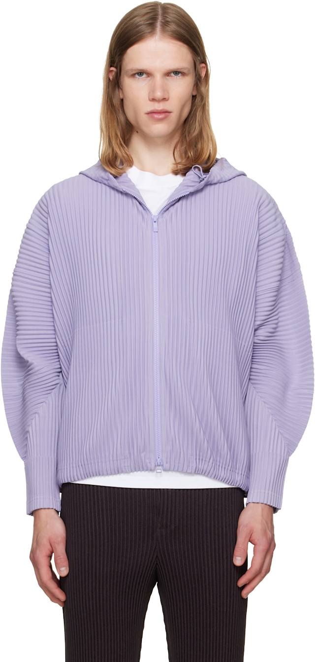 HOMME PLISSÉ ISSEY MIYAKE: Purple Monthly Colors July Hoodie | SSENSE