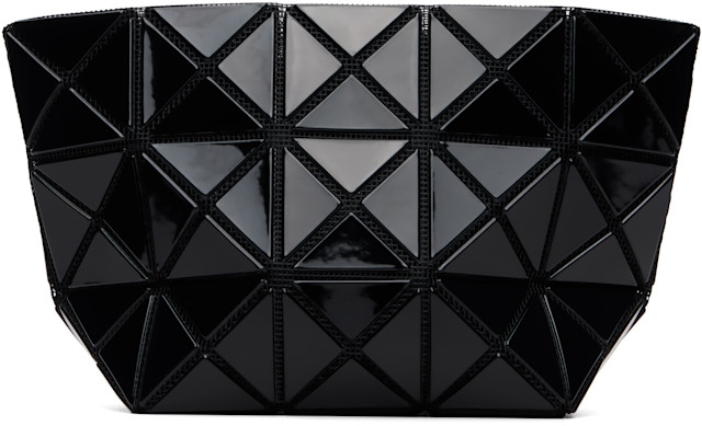 BAO BAO ISSEY MIYAKE: Black Prism Pouch | SSENSE