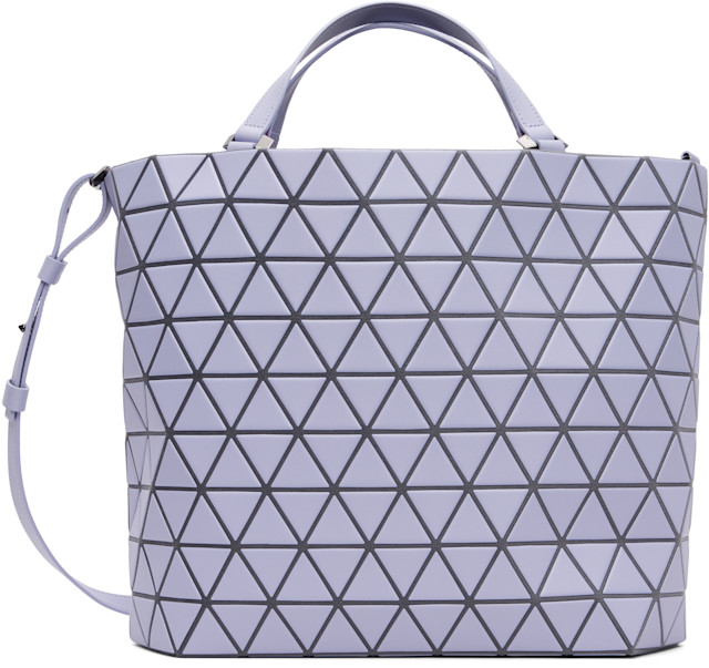 BAO BAO ISSEY MIYAKE: Purple Crystal Matte Bag | SSENSE