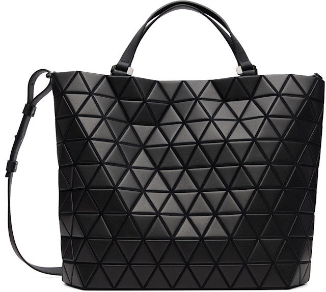 BAO BAO ISSEY MIYAKE: Black Crystal Matte Bag | SSENSE