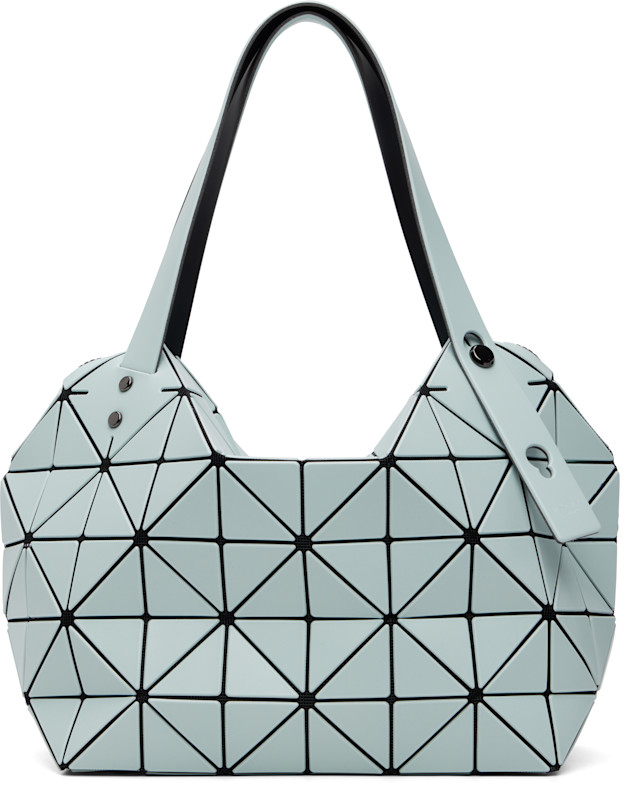 BAO BAO ISSEY MIYAKE: Blue Boston Tote | SSENSE