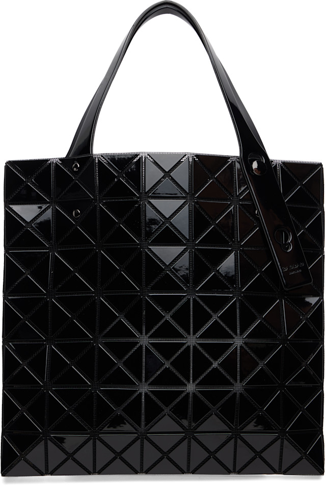 BAO BAO ISSEY MIYAKE: Black Prism Tote | SSENSE BAO BAO ISSEY MIYAKE: Black Prism Tote | SSENSE
