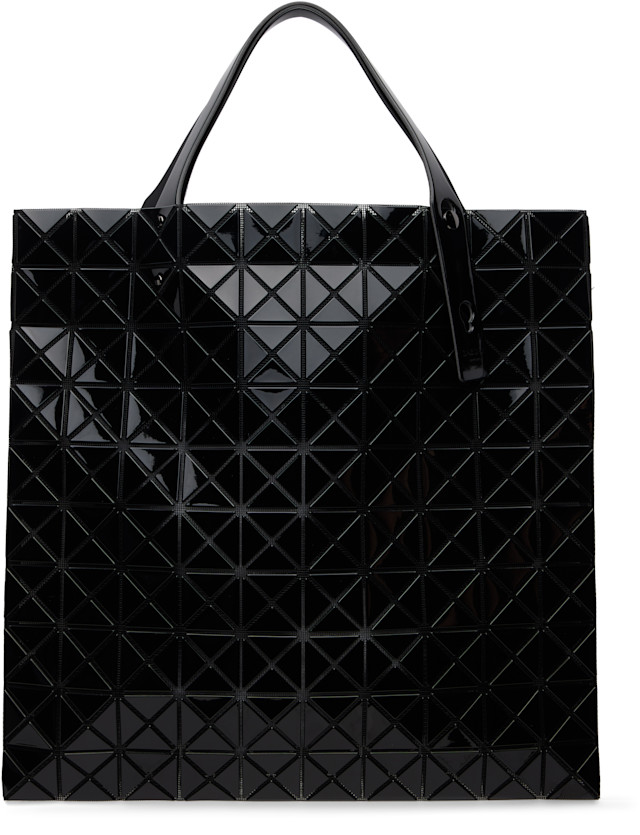 BAO BAO ISSEY MIYAKE: Black Prism Tote | SSENSE