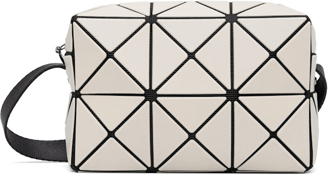 BAO BAO ISSEY MIYAKE: Off-White Cuboid Bag | SSENSE