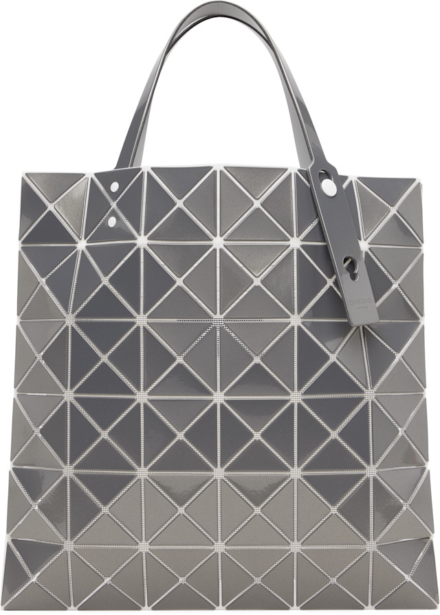 BAO BAO ISSEY MIYAKE: Gray Lucent Metallic Tote | SSENSE Mexico