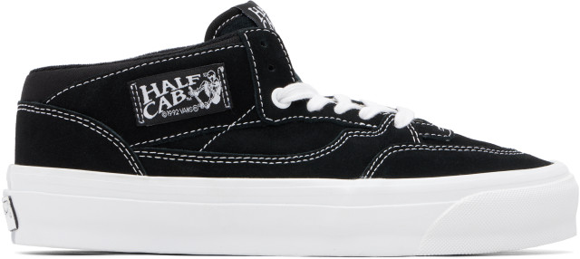 Vans: Black & White LX Half Cab Reissue 33 Sneakers | SSENSE