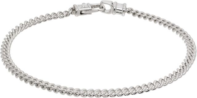 Tom Wood: Curb M Bracelet | SSENSE
