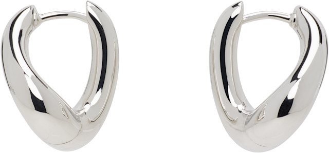 Tom Wood: Twist Hoops Small Earrings | SSENSE