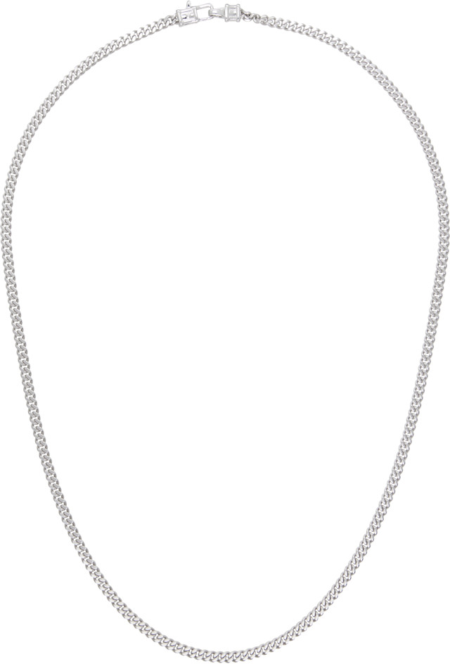 トムウッドCurb Chain M Necklace Tom Wood: Curb Chain M Necklace | SSENSE