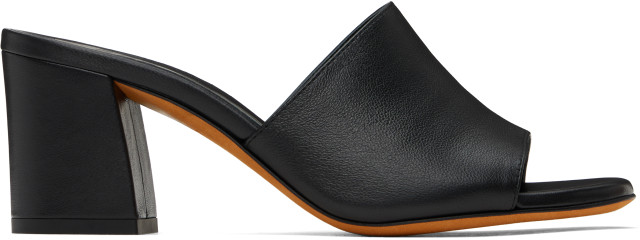 Maryam Nassir Zadeh: Black Mar Mule Heeled Sandals | SSENSE