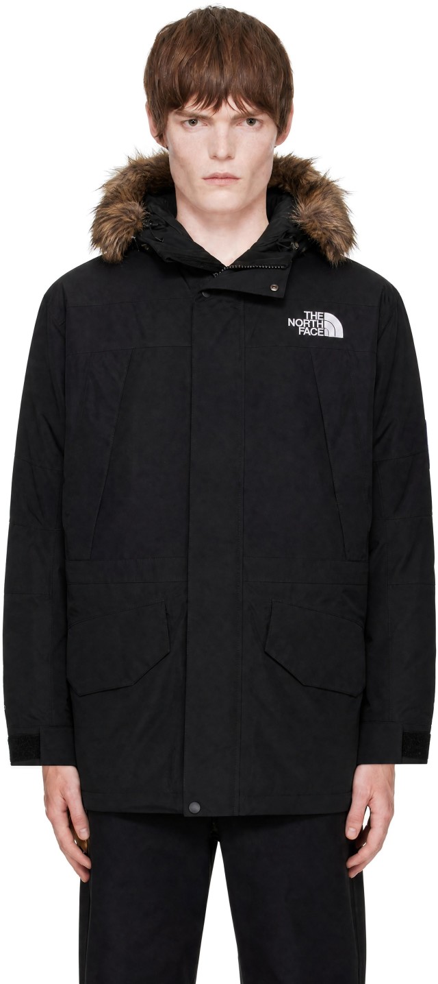 The North Face: Black McMurdo 2L GTX Down Parka | SSENSE Canada
