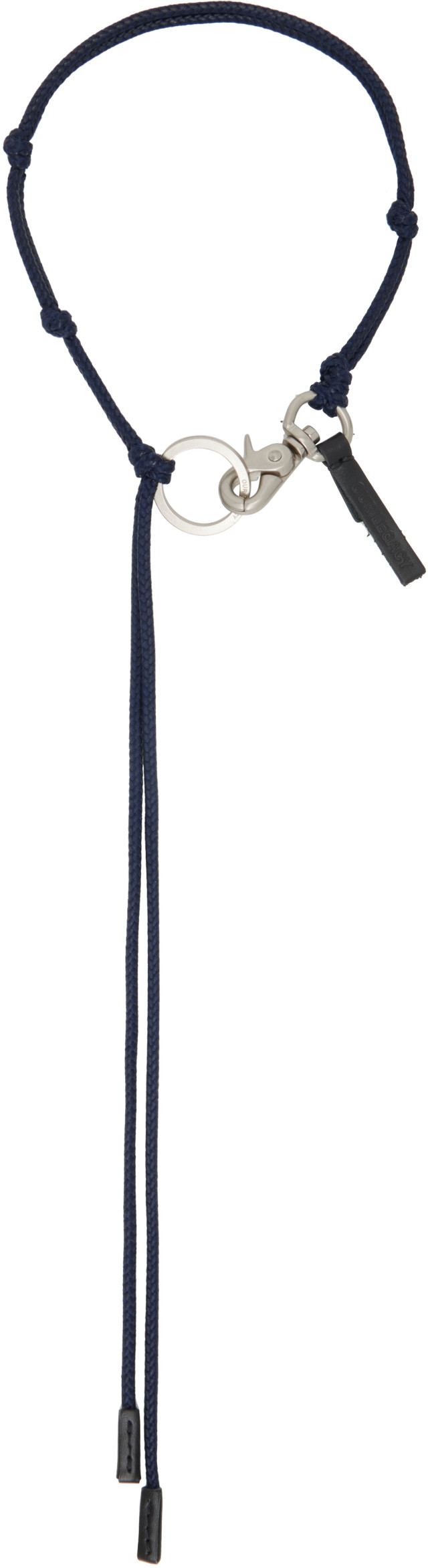 アクセサリー our legacy ladon navy OUR LEGACY: Lizard Ladon Necklace | SSENSE