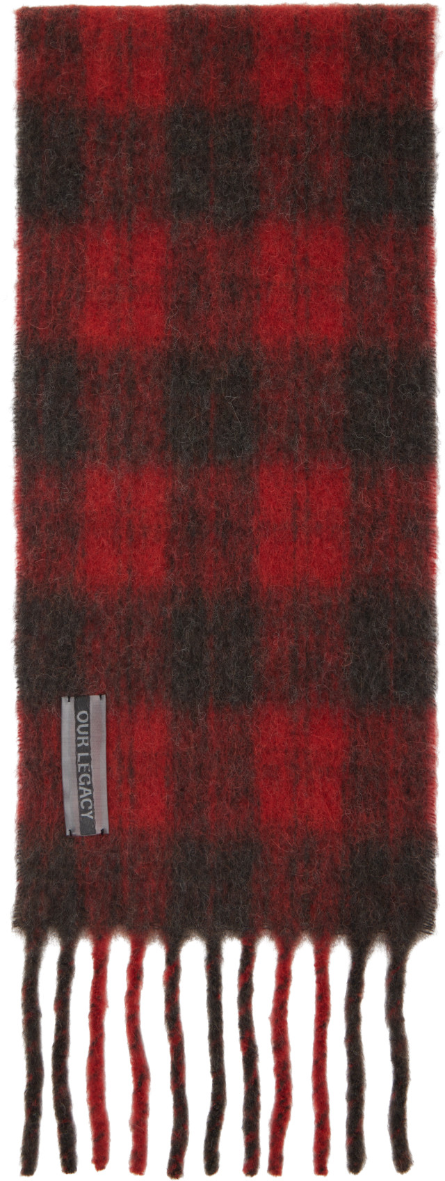 OUR LEGACY: Red Estate Scarf | SSENSE
