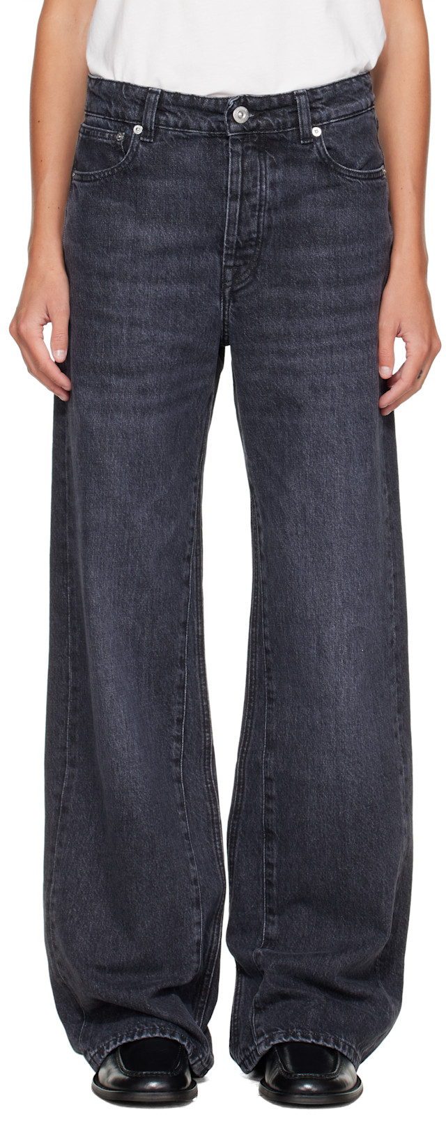 OUR LEGACY: Black Treble Cut Jeans | SSENSE