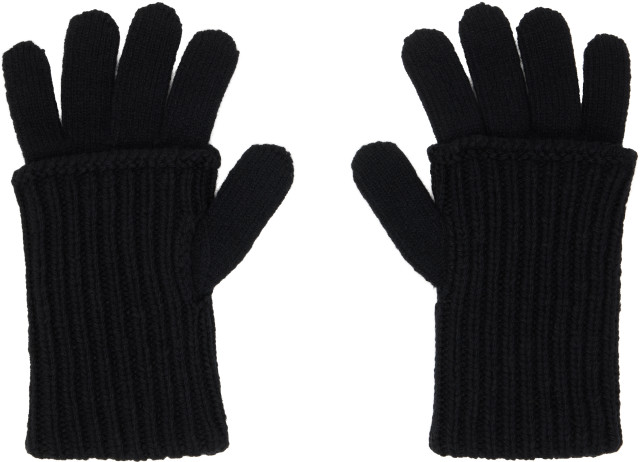 OUR LEGACY: Black Fold Gloves | SSENSE