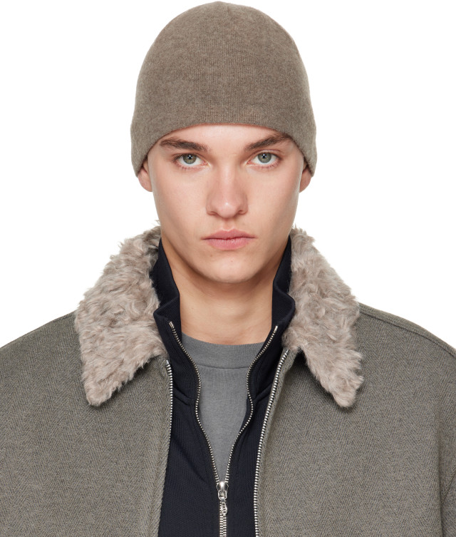 OUR LEGACY: Taupe Wool Beanie | SSENSE