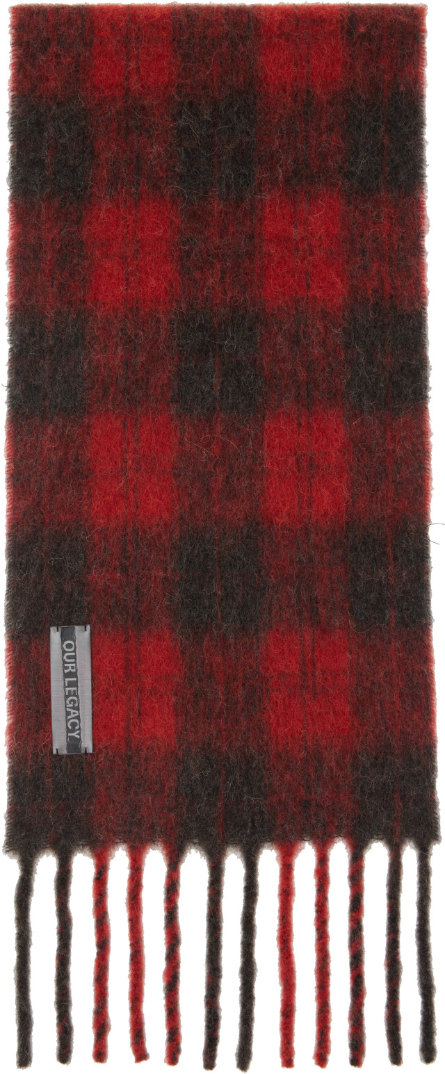 OUR LEGACY: Red Estate Scarf | SSENSE Canada