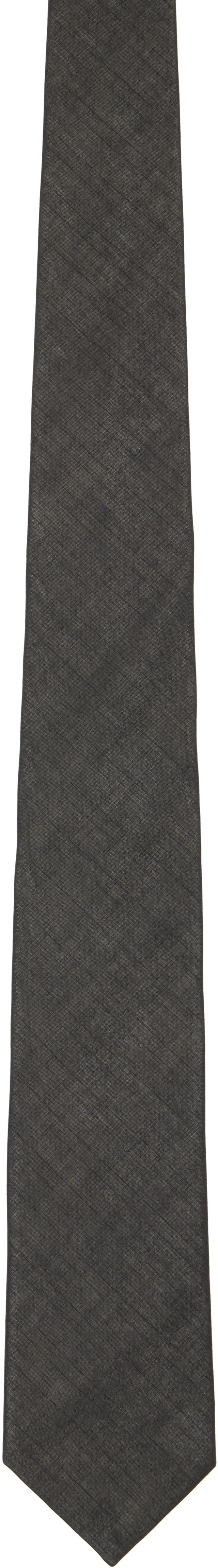 OUR LEGACY: Black Voile Tie | SSENSE