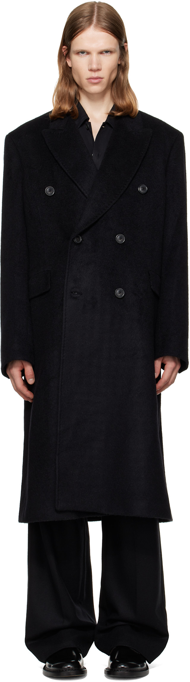 OUR LEGACY: Black Whale Coat | SSENSE