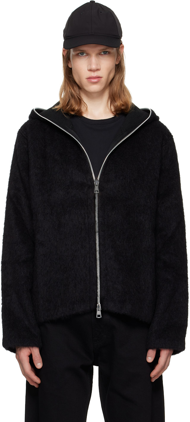 OUR LEGACY: Black Full Zip Hoodie | SSENSE