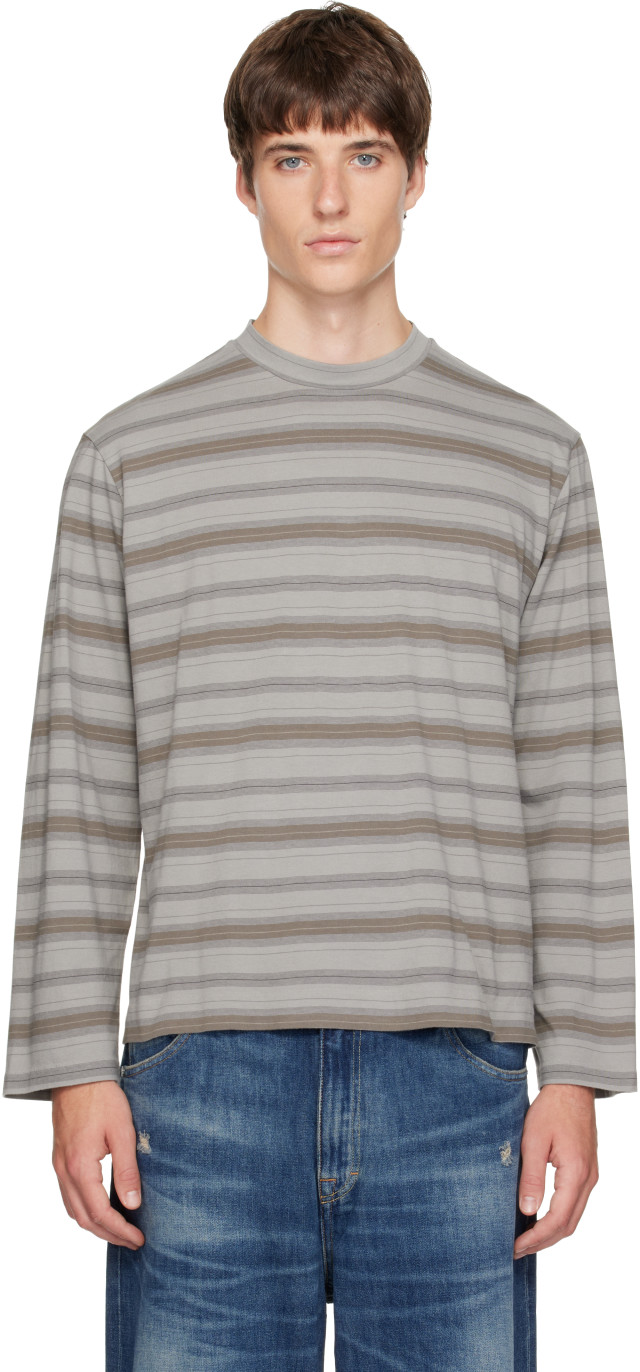OUR LEGACY: Gray Box Longsleeve T-shirt | SSENSE