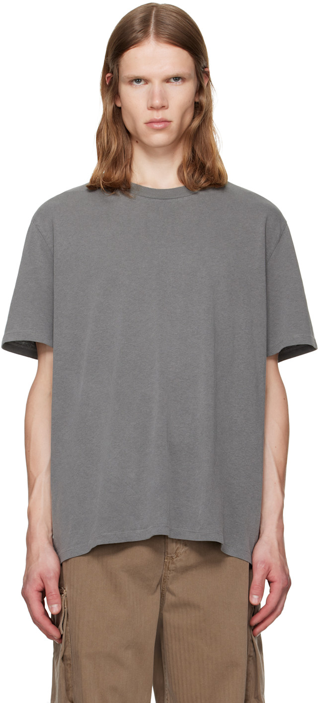 OUR LEGACY: Gray New Box T-shirt | SSENSE