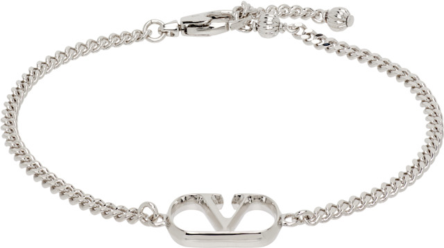 VALENTINO GARAVANI ブレスレット Valentino Garavani: VLogo Signature Metal ブレスレット | SSENSE 日本