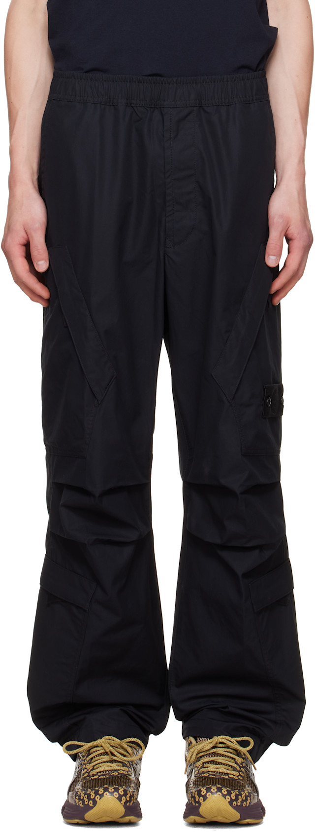 Stone Island: ブラック 3100022 All-Weather Ghost コットン