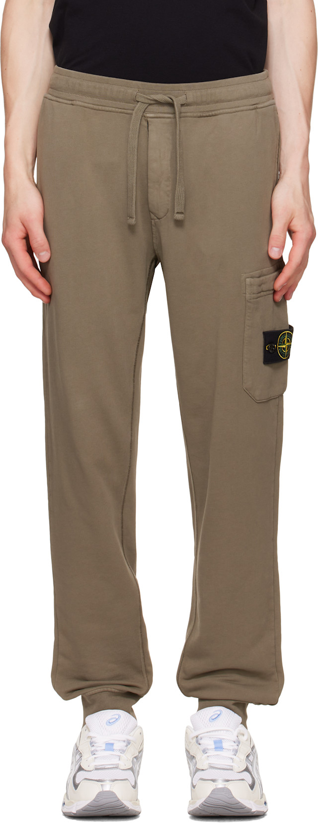 Stone Island: カーキ 6200010 Organic Cotton Fleece スウェット
