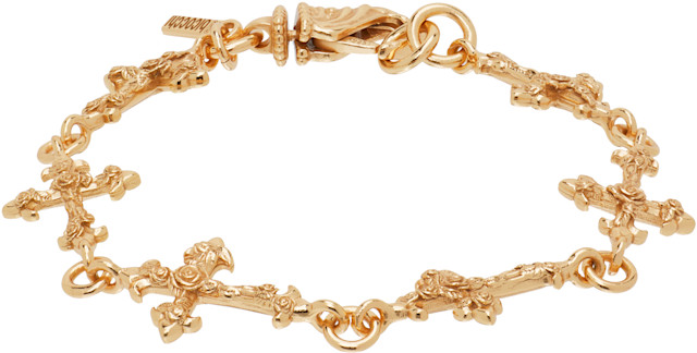 Emanuele Bicocchi: Rose Multi-Cross Bracelet | SSENSE