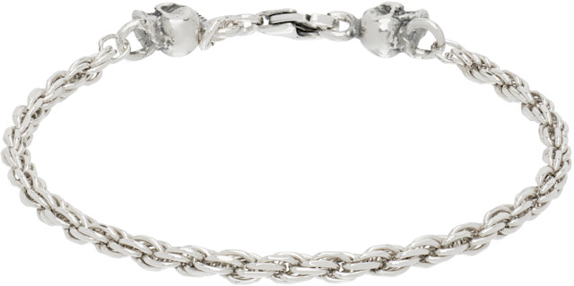 S*2様 Emanuele Bicocchi ビコッキー スカル ブレスレット Emanuele Bicocchi: SSENSE Exclusive Skull Bracelet | SSENSE