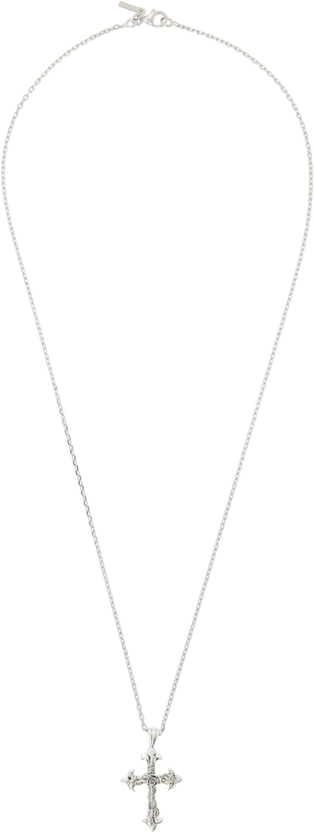 Emanuele Bicocchi: Rose Cross Necklace | SSENSE