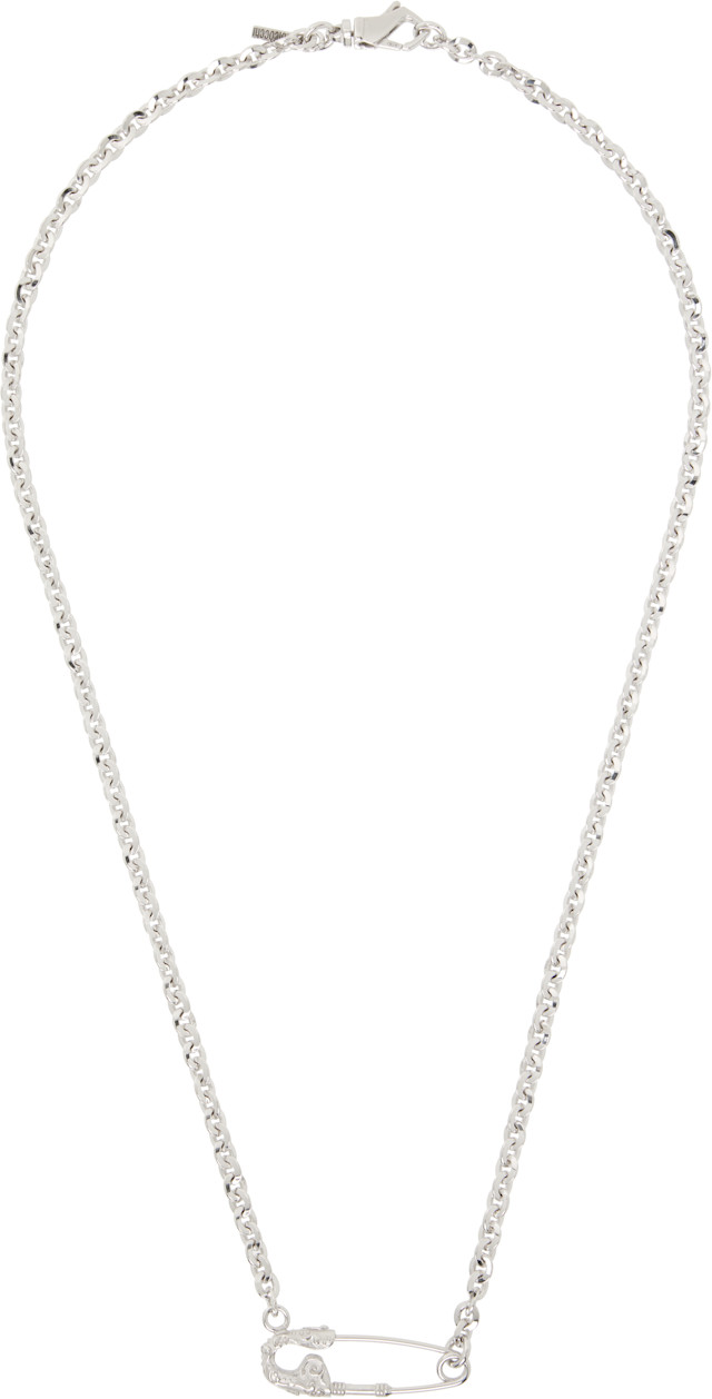 Emanuele Bicocchi: Arabesque Pin Necklace | SSENSE