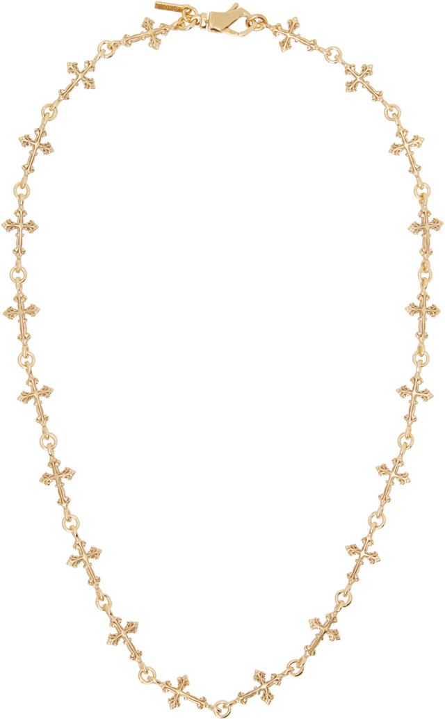 emanuele bicocchi Crochet ゴールドネックレス 極美品 emanuele-bicocchi-multi-cross-