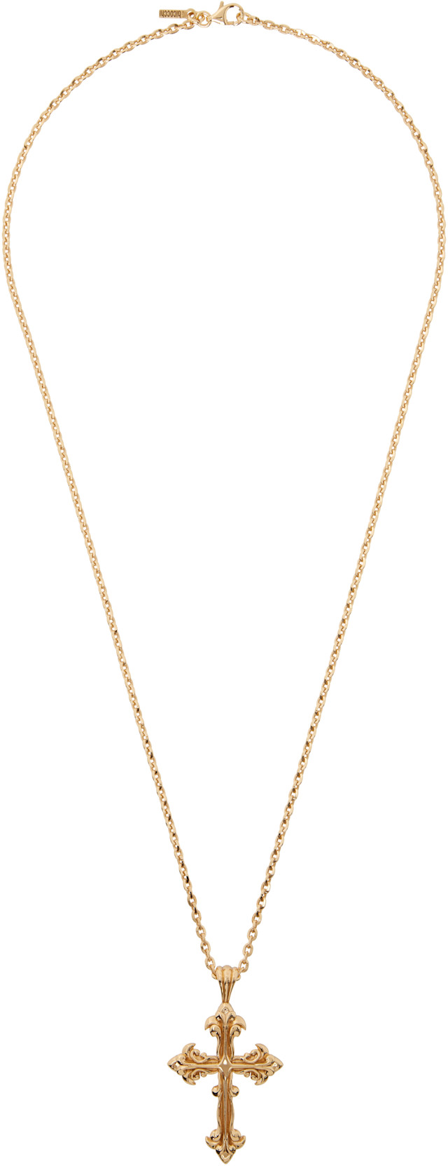 美品 Emanuele Bicocchi Avelli Cross ネックレス Emanuele Bicocchi: Avelli Cross Necklace | SSENSE