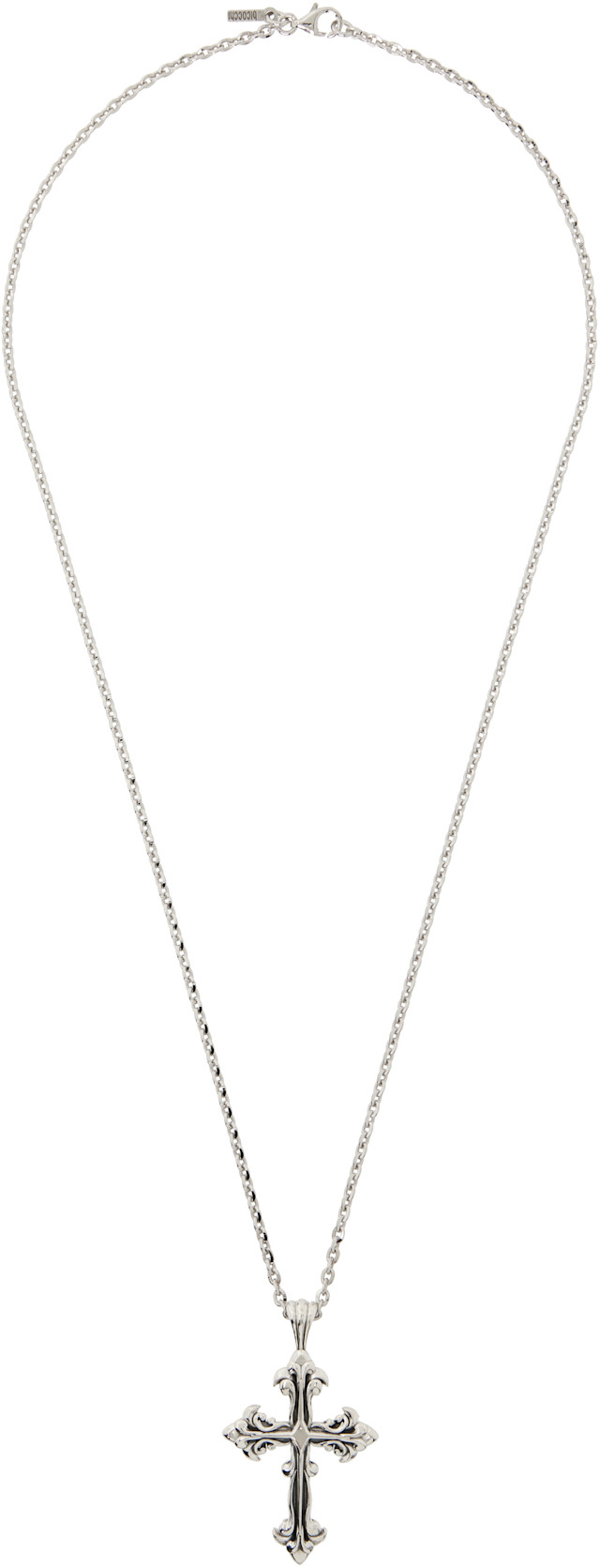 美品 Emanuele Bicocchi Avelli Cross ネックレス Emanuele Bicocchi: Avelli Cross Necklace | SSENSE
