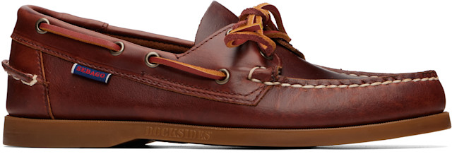SEBAGO セバゴ DOCKSIDES デッキシューズ ブラウン USA製 sebago-brown-docksides-
