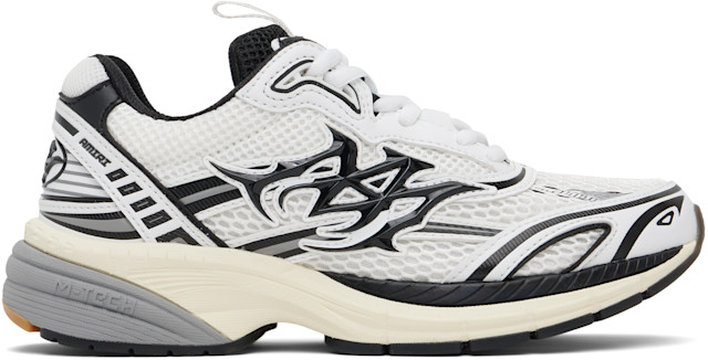 AMIRI: White & Black M-Tech Sneakers | SSENSE