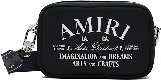 AMIRI アミリ ARTS DISTRICT ショルダーバッグ AMIRI: Black 'Arts District' Camera Bag | SSENSE