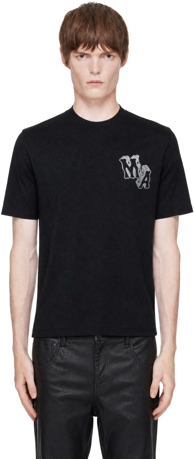 AMIRI　 Tシャツ ブラック AMIRI: ブラック 'AMIRI' Block Letter Tシャツ | SSENSE 日本