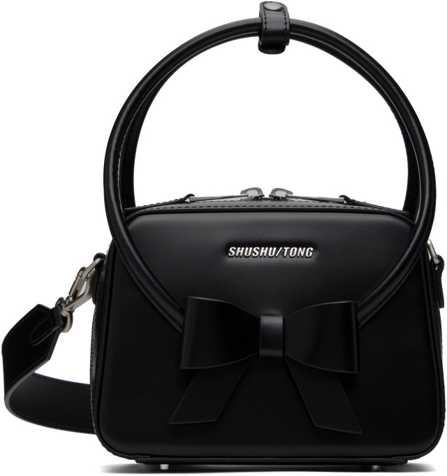 Shushu/Tong: ブラック Bow Knot バッグ | SSENSE 日本