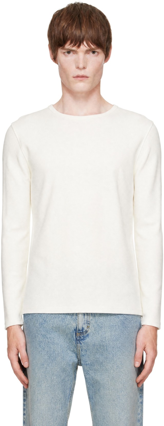 Second/Layer: White Zero Thermal Long Sleeve T-shirt | SSENSE Canada