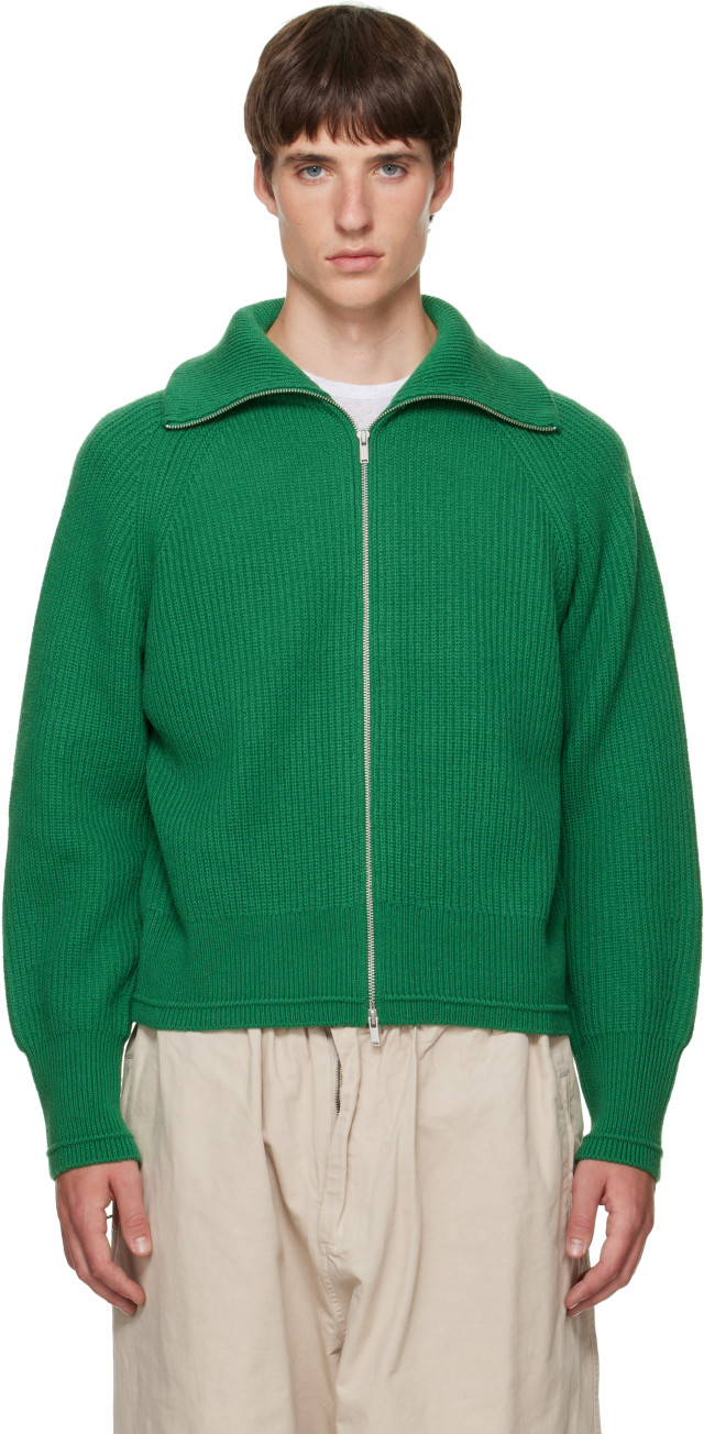 Entire Studios: グリーン Blimp Full Zip セーター | SSENSE 日本