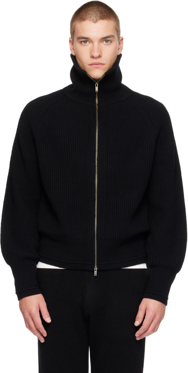 Entire Studios: ブラック Blimp Full Zip セーター | SSENSE 日本