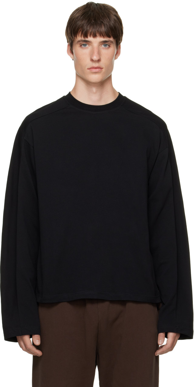 Entire Studios: Black Heavy Long Sleeve T-shirt | SSENSE