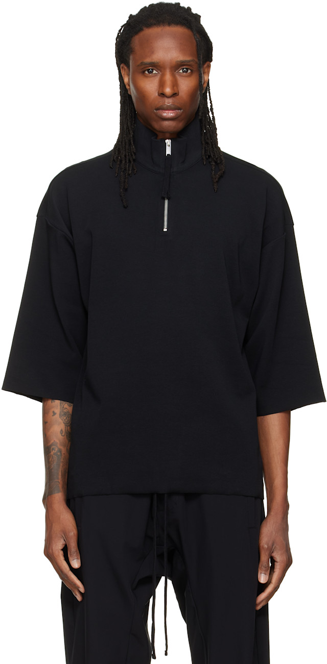thom/krom: Black S 196 Sweatshirt | SSENSE