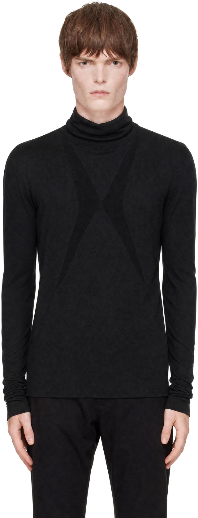 thom/krom: Black TS 985 Long Sleeve T-shirt | SSENSE